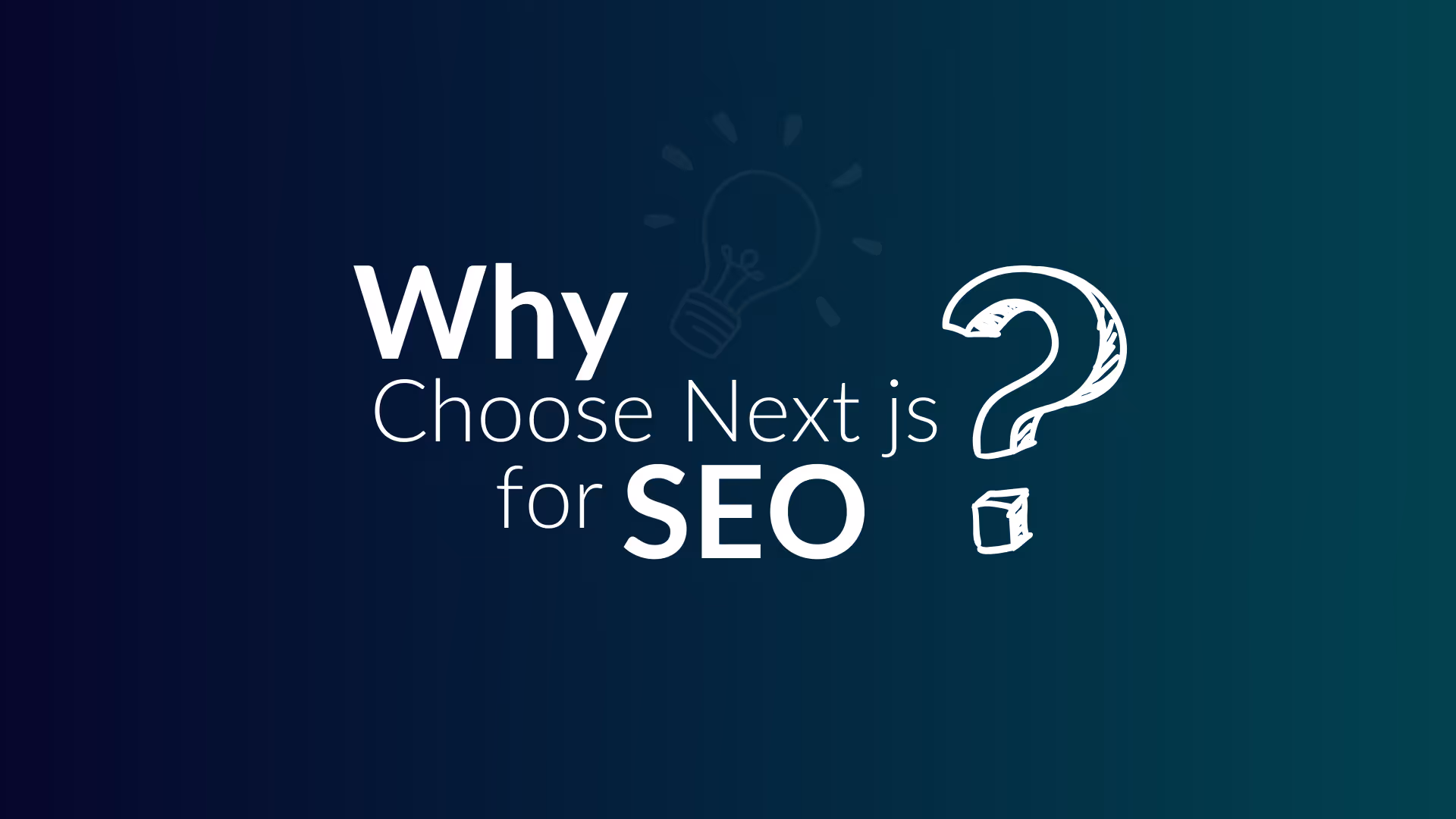 Why Choose Next js for SEO? Feature Image